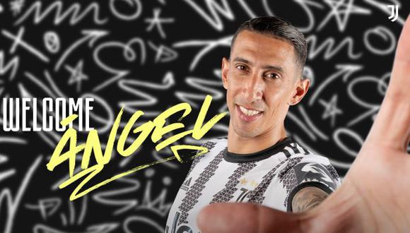 Ángel Di María es oficialmente nuevo jugador de Juventus. (Foto: Juventus)