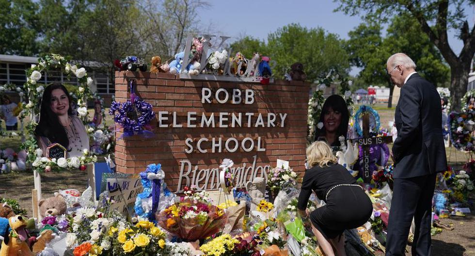 Texas shooting: Biden visits Uvalde school where 19 children and 2 teachers were killed