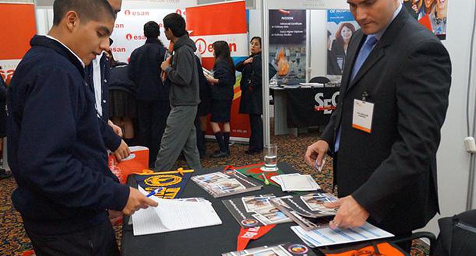 Feria Educativa Internacional ofrece becas para carreras universitarias y maestrías. (Andina)