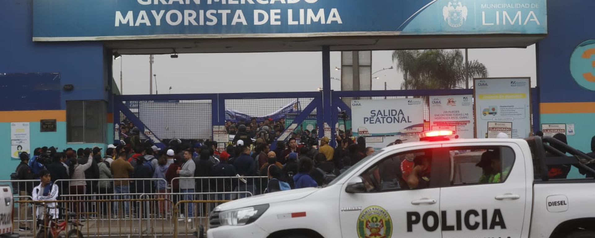 Mercado mayorista de Lima: paro de 48 horas podría convertirse en indefinido