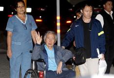 Alberto Fujimori abandonó esta noche la clínica Centenario