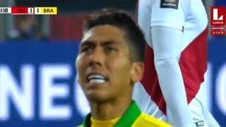 Perú vs. Brasil: Firmino y el cabezazo que pudo ser el 2-1 en el estadio Nacional | VIDEO