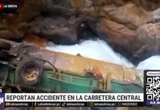Junín: reportan la muerte de una persona tras choque entre tráiler y auto en La Oroya | VIDEO