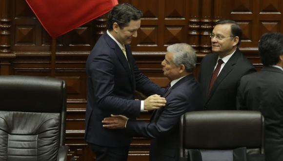 César Villanueva advirtió que es la segunda vez que se pide la cuestión de confianza al Congreso en el período 2016-2021. (Foto: Anthony Niño de Guzmán)