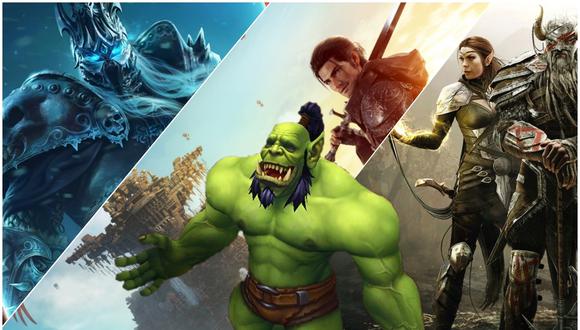 "World of Warcraft", "Final Fantasy XIV" y "Elder Scrolls Online" son algunos de los MMORPG más populares.
