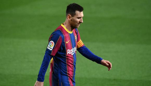 Lionel Messi tuvo un cruce con los suplentes del Athletic Club. (Foto: AFP)