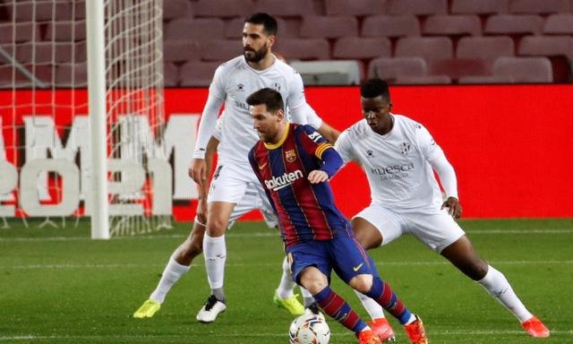 Barcelona y Huesca se enfrentaron en la fecha 27 de LaLiga Santander | Foto: EFE