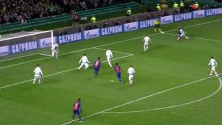 ¿La atajada del año? Arquero de Celtic se lució ante Suárez