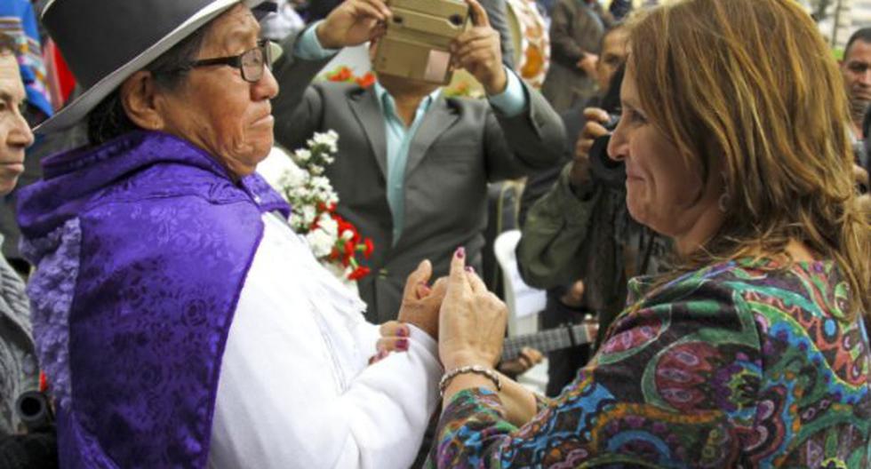 El perdón a nombre del Estado, formulado por la ministra de Justicia, Marisol Pérez Tello, a familiares de víctimas de la violencia, constituye gesto histórico. (Foto: Andina)