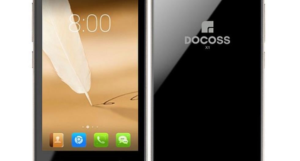 Así lucirá Docoss X1, el smartphone más barato del mundo. (Foto: Docoss)