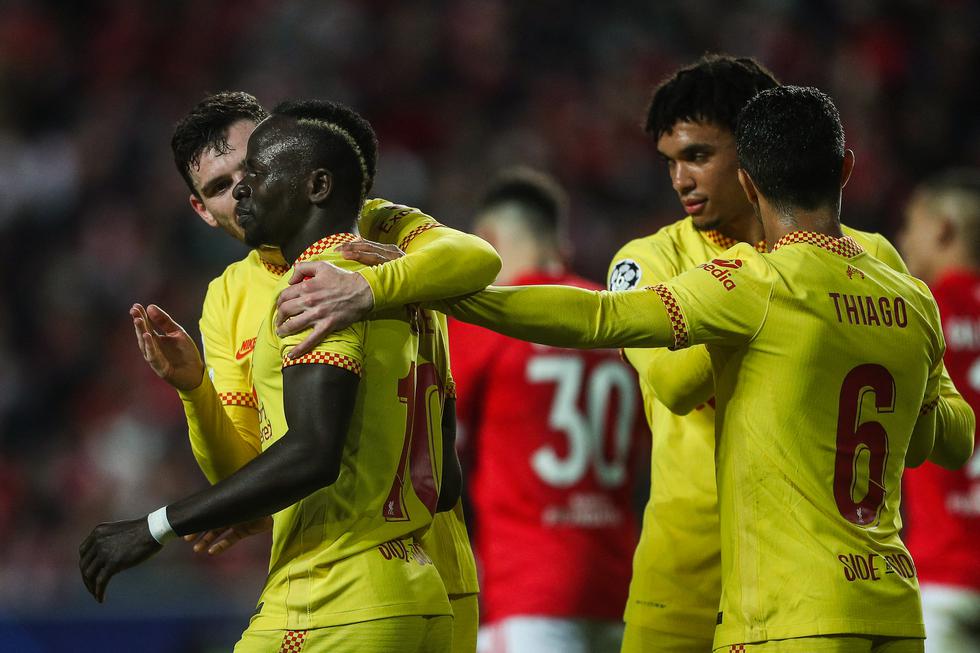 Liverpool enfrentó a Benfica por los octavos de final de la Champions League | Fuente: EFE