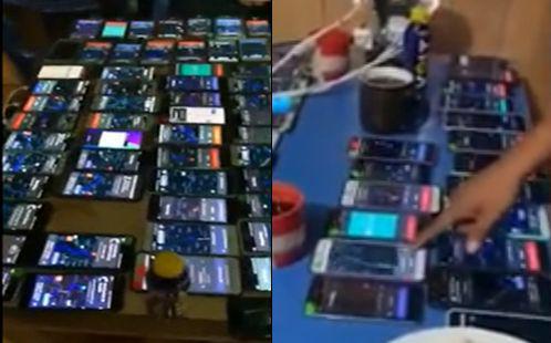 Supuestos choferes manipulaban el GPS del celular para simular carreras.