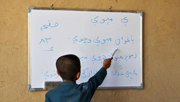 Un profesor mató a golpes a un alumno por un error ortográfico en la India. (Foto referencial, JAVED TANVEER / AFP).