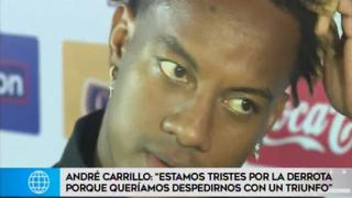 André Carrillo afirma que Perú se levantará en la Copa América