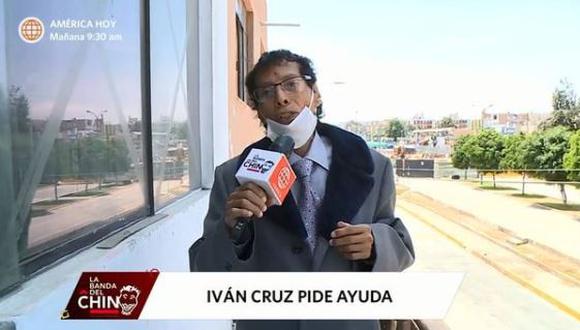 Iván Cruz pide ayuda para poder tratar complicaciones en su salud tras vencer el COVID-19. (Foto: captura de video)