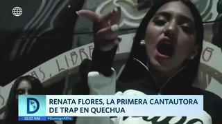 Cantautora ayacuchana Renata Flores canta trap en quechua