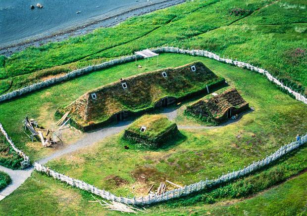 The Vikings had a base at L'Anse aux Meadows, in Newfoundland, Canada.  (University of Groningen)