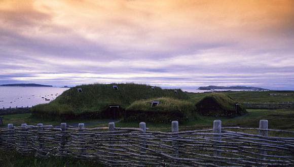 ¡Aquí estuvieron los vikingos! Sus casas estaban cubiertas de pasto. (Foto: Getty)