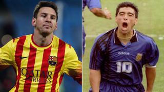 Conoce las 10 similitudes entre Lionel Messi y Diego Maradona
