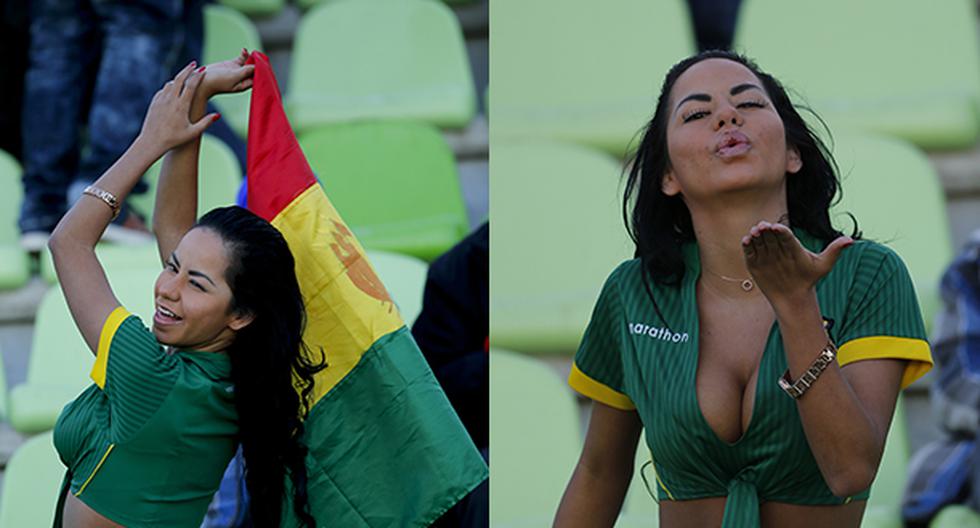 Sin duda Mayte Flores lucha el título de la \'novia\' de la Copa América (Foto: AFP)