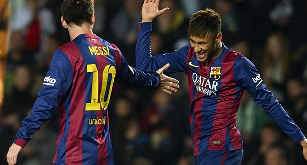 Neymar llenó de elogios a Lionel Messi. (Foto: Getty Images)