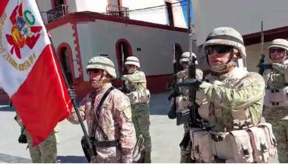 Las Fuerzas Armadas continúan realizando acciones de acercamiento con la población de Puno. (Foto: Captura)