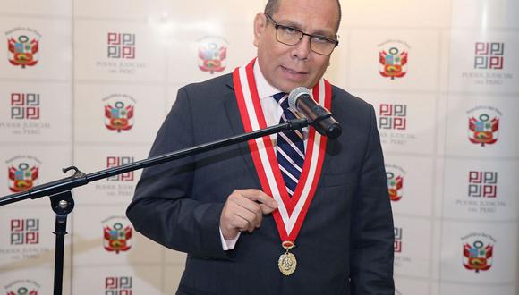 Javier Arévalo, presidente del Poder Judicial. (Foto: Andina)