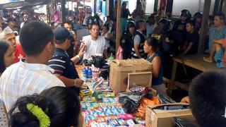 Iquitos: autoridades incautan cientos de productos pirotécnicos