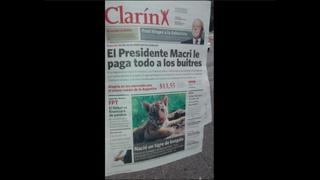 Clarín trucho, el diario falso que circula en Argentina