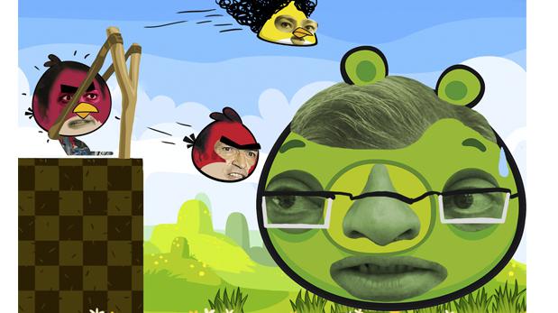 Angry Birds, por Alfredo Bullard