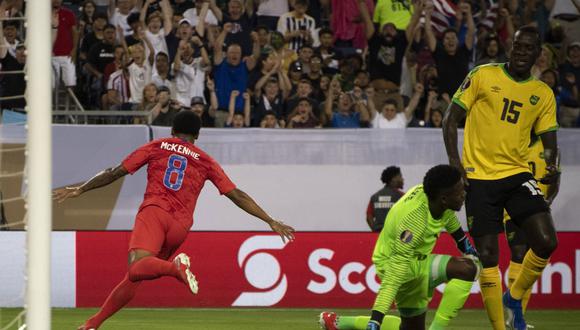 La selección de Estados Unidos venció 3-1 a Jamaica en el Nissan Stadium de Nashville y jugará la final de la Copa Oro contra el combinado mexicano dirigido por el argentino Gerardo Martino. (Foto: AFP)