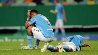 El lamento de Manchester City tras ser eliminado de la Champions por el Olympique Lyon | FOTOS