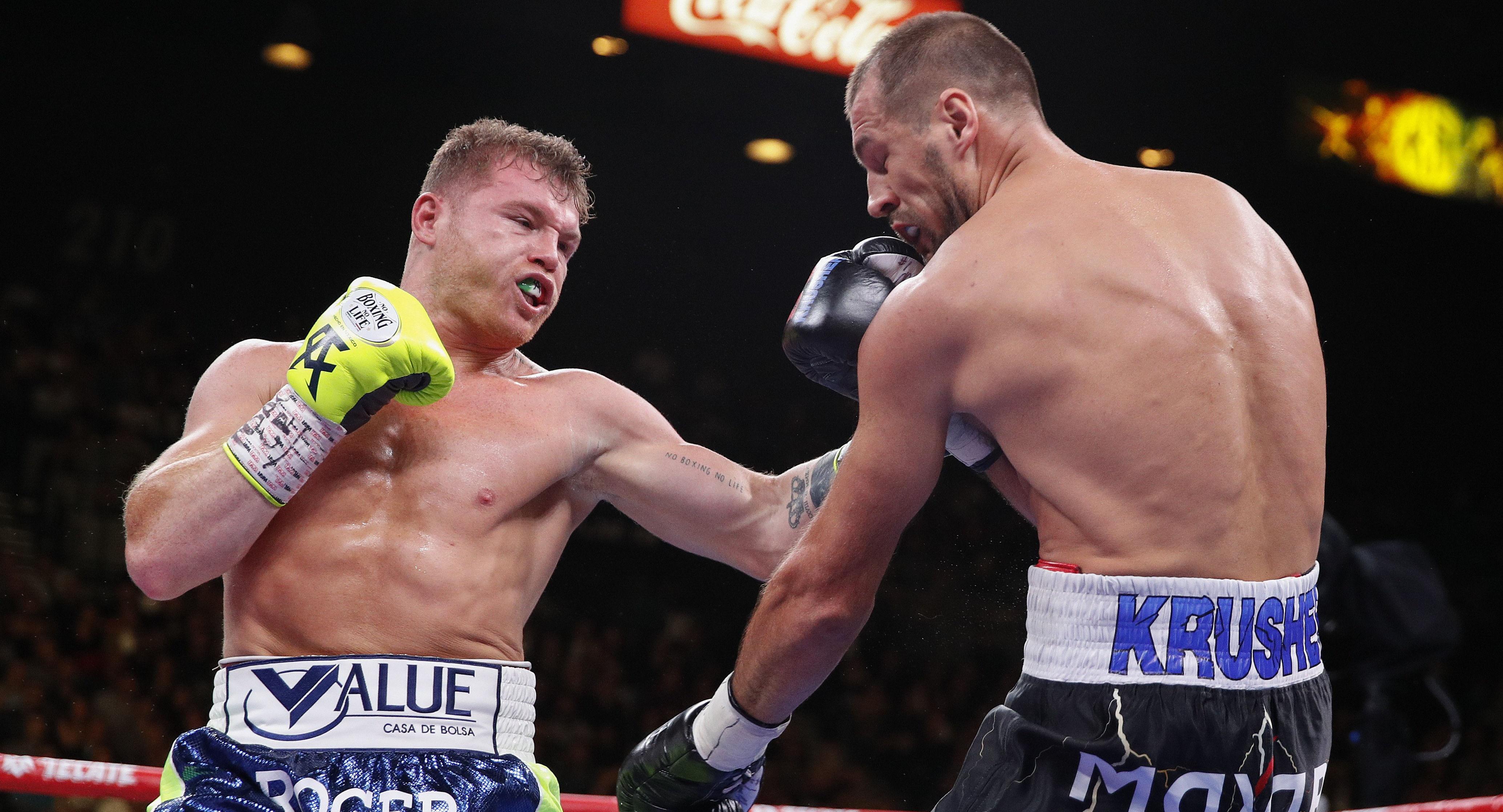 Canelo vs. Kovalev: mejores imágenes de la pelea. (Foto: AFP)