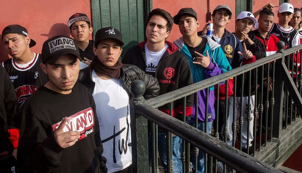 Freestyler peruanos en la foto. Jaze, Nekross, Choque y Ghost, entre los primeros competidores de la FMS Perú. (Foto: RBBDG)