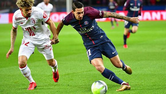 El PSG volvió al triunfo luego de dos sendas caídas. En esta ocasión se deshizo con facilidad del Lille. Los goles llegaron por intermedio de Di María, Pastore y Mbappé. (Foto: AFP)