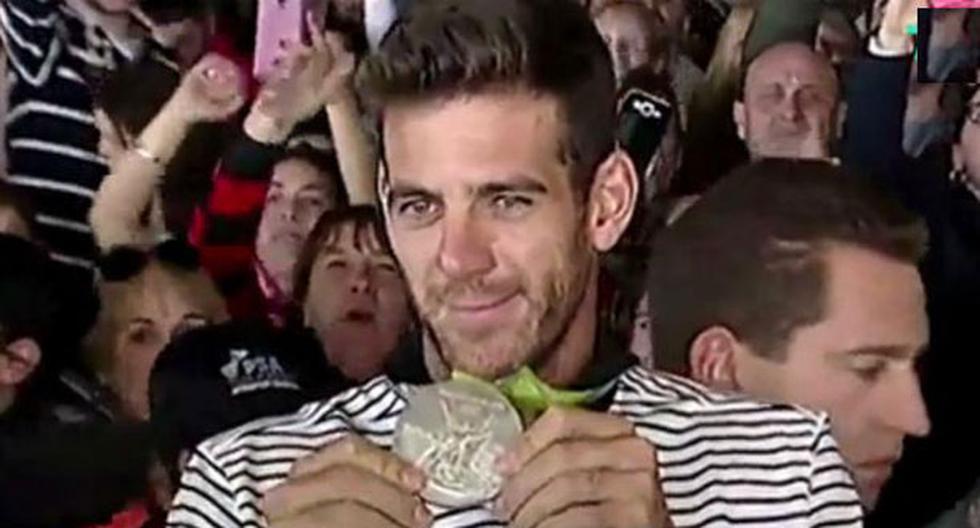 Juan Martín del Potro ganó medalla de plata en Río 2016 luego de perder ante Andy Murray | Foto: Captura