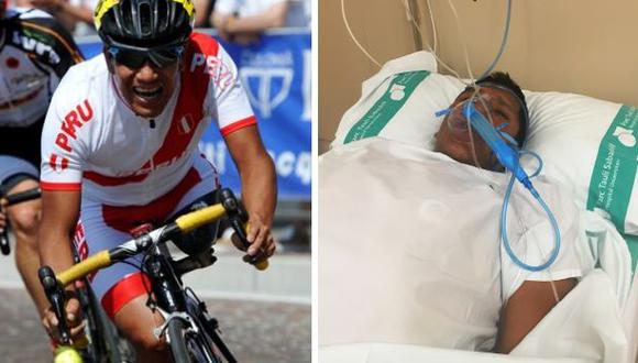 Ciclista peruano Israel Hilario sufre grave accidente en España