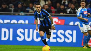 Inter perdió 1-0 ante Napoli por la semifinal de ida de la Copa Italia