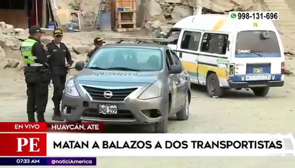 Un nuevo asesinato se registró en Huaycán. (Foto: América Noticias)