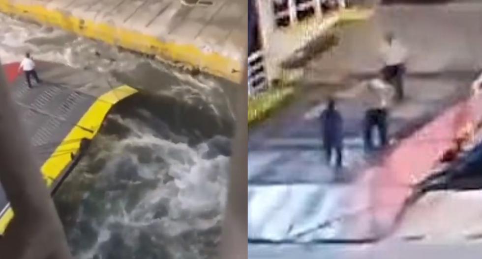 A man wanted to board a ferry, but the crew threw him into the sea for being late and he drowned |  VIDEO