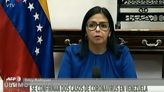 Coronavirus: Venezuela anuncia sus dos primeros casos