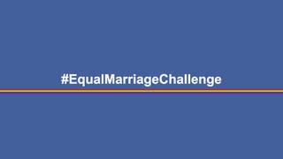 Campaña #EqualMarriageChallenge fue creada por peruanos