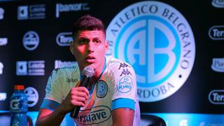 Hansell Riojas fue presentado en Belgrano: "Me gustó el reto de venir"
