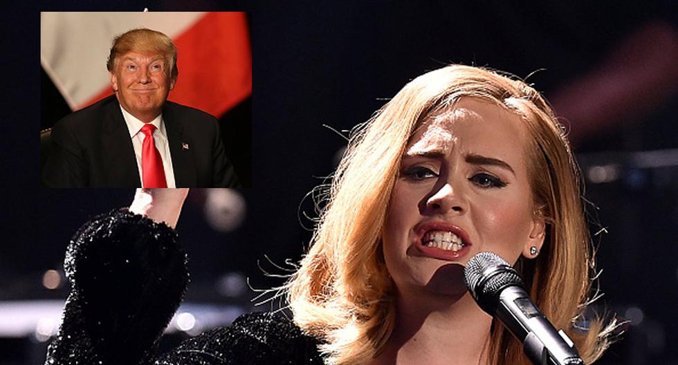 Adele rechaza a Donald Trump. (Foto: Getty Images)