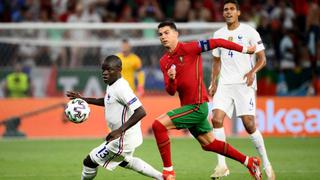 Portugal empató 2-2 contra Francia en un partidazo por la Eurocopa 