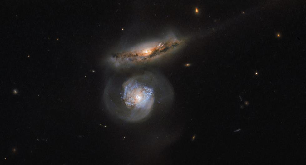 Hubble capta megamaser. ( Foto: ESA/Hubble