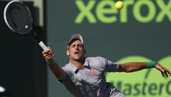 Novak Djokovic ya está en cuartos de final del Masters de Miami