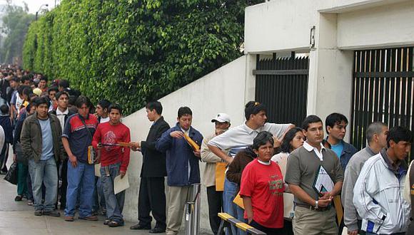 Desempleo en Lima bajó a 5,4% entre setiembre y noviembre