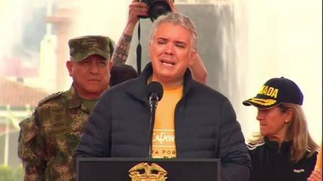 Iván Duque confirmed that there was intelligence information about the attack on 'Márquez' in Venezuelan territory.