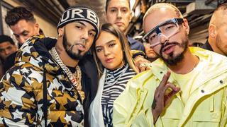 Karol G y Anuel AA se unen a la celebración de J Balvin tras su show en el Super Bowl 